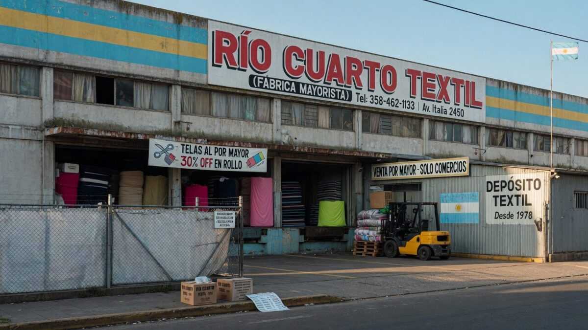 Río Cuarto Textil" (Fábrica Mayorista)